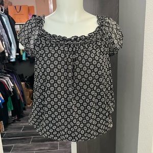 Studio M Black and White Blouse